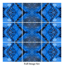 Load image into Gallery viewer, &quot;INDIGO FRACTAL&quot;© TM9-6 Krys Glyphs Stacked
