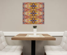 Load image into Gallery viewer, &quot;TEMPLE STAINED-GLASS&quot;© TM9-6 Krys Glyphs Stacked
